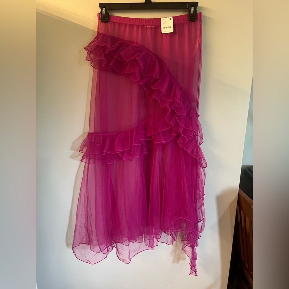 Free people skirt - layering, sheer